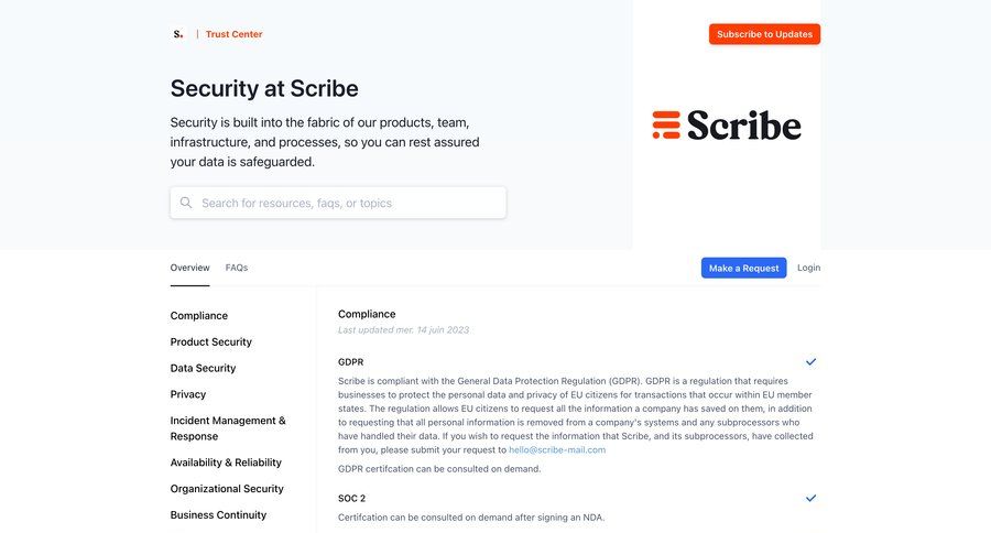 Scribe UI screen examples | Nicelydone