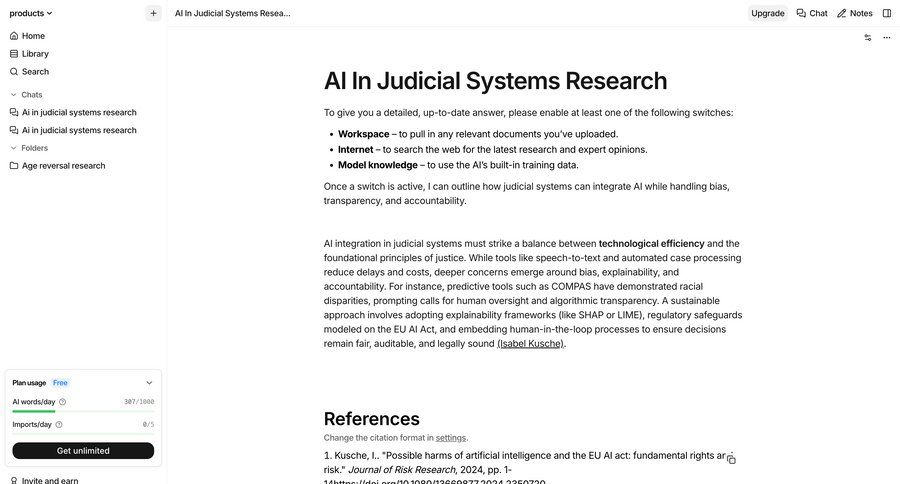 Anara screen example