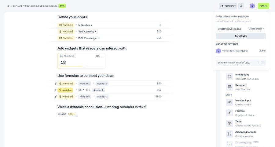 Decipad
			         ux ui design