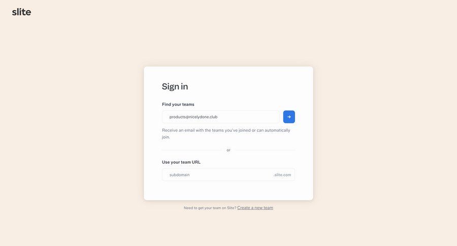 Slite
			     ux ui design