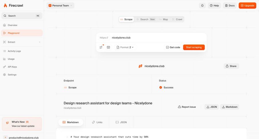 Firecrawl
			     ux ui design