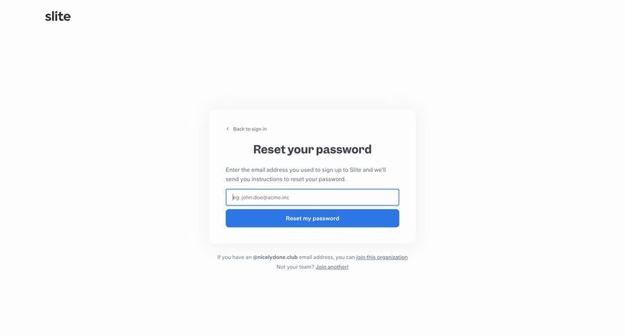 Slite
			   ux ui design