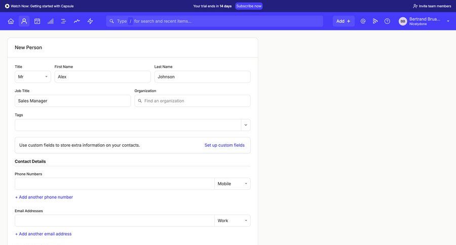 Capsule
			  ux ui design