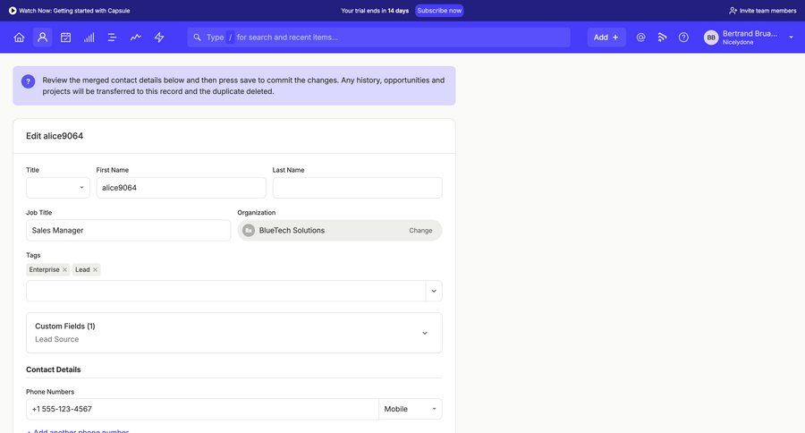Capsule
			   ux ui design