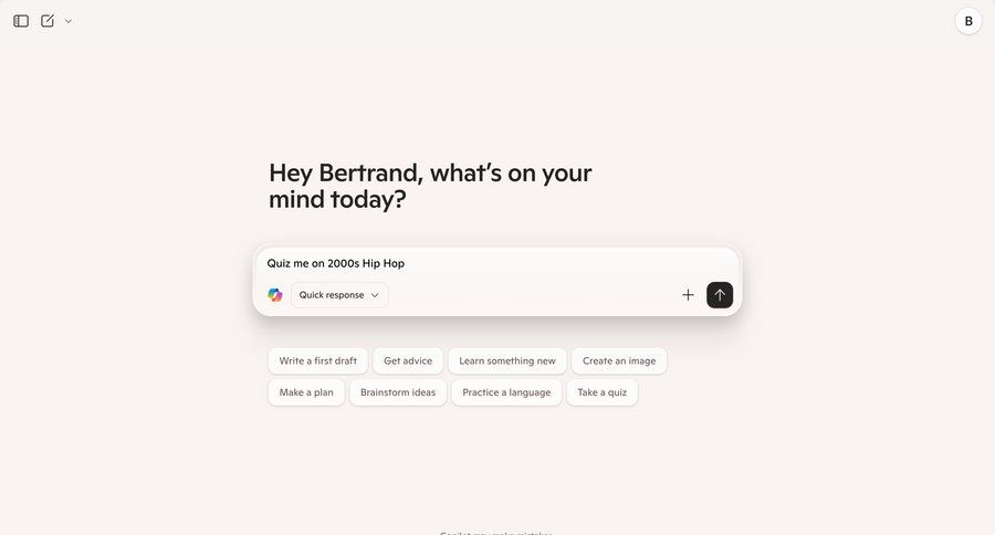 Copilot
			    ux ui design