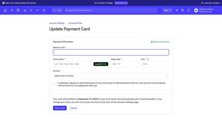 Capsule
			   ux ui design