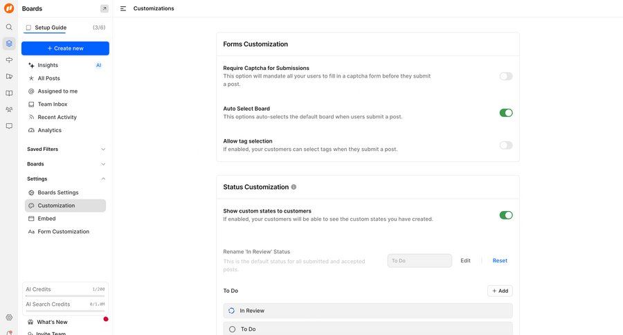 FeatureOS screen example