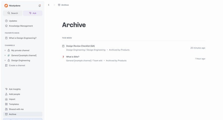 Slite
			   ux ui design