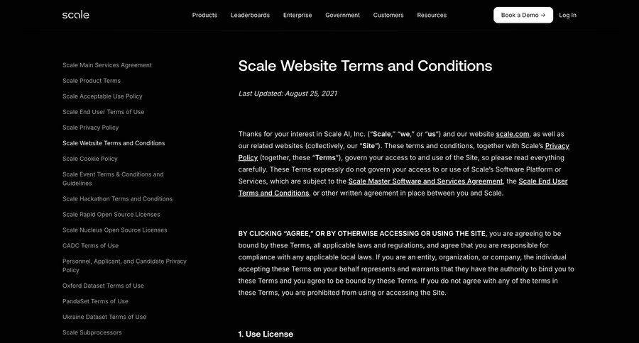 Scale
				article ui page example