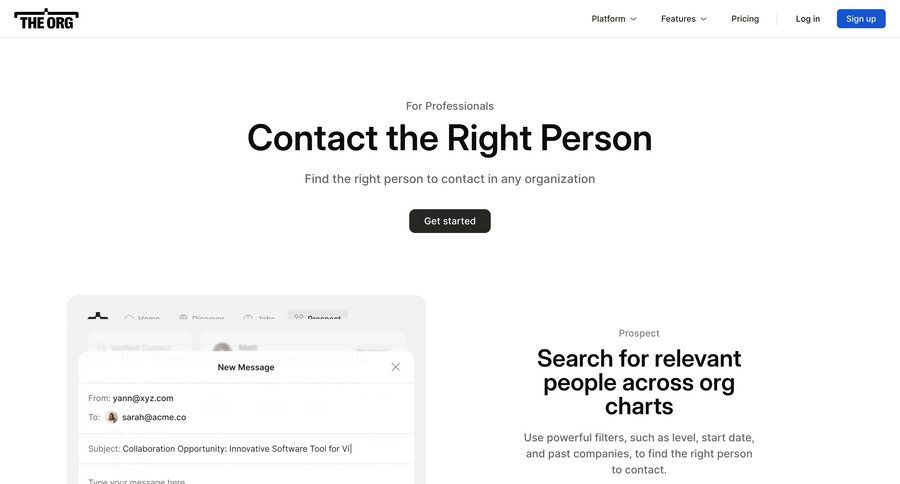 The org
				company page example