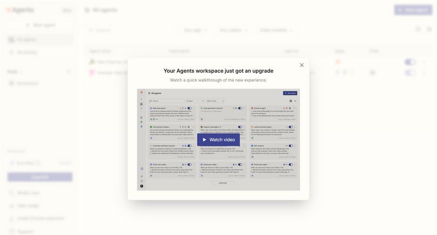 Zapier
			 modal screen onboarding tutorial product update ui page example