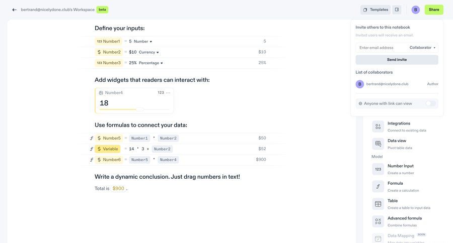 Decipad
			         ux ui design