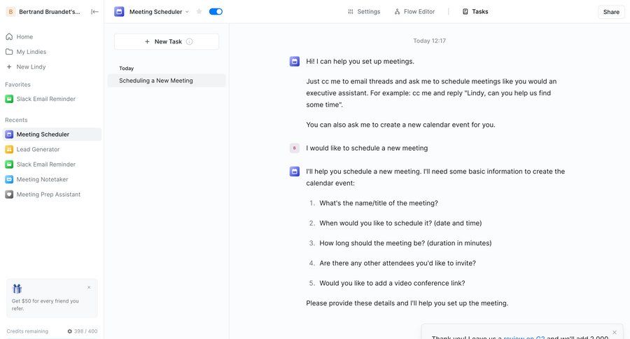 Lindy
			       ux ui design