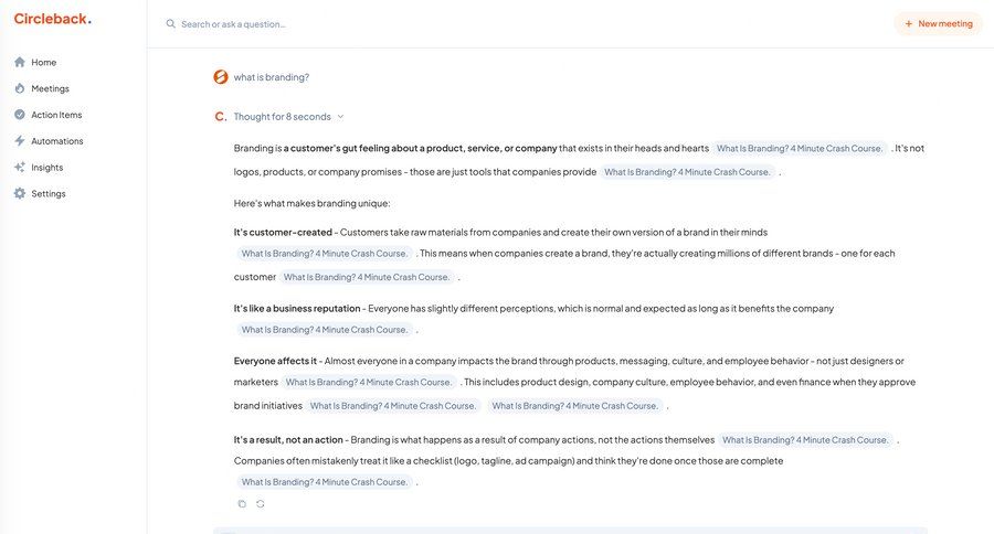 Circleback
			 ux ui design
