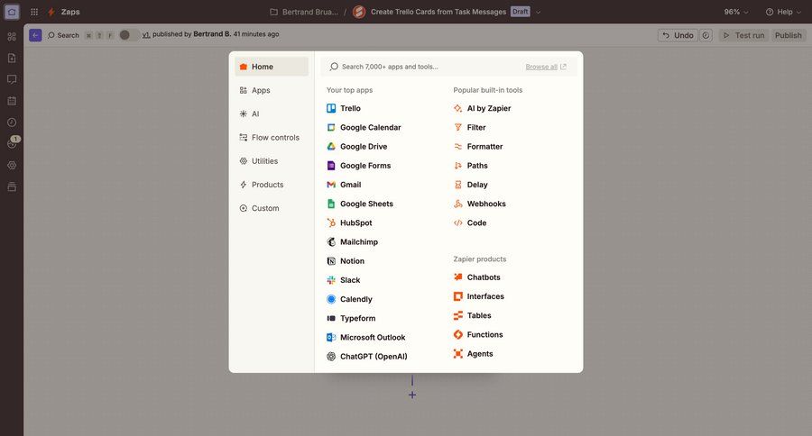 Zapier
			      ux ui design