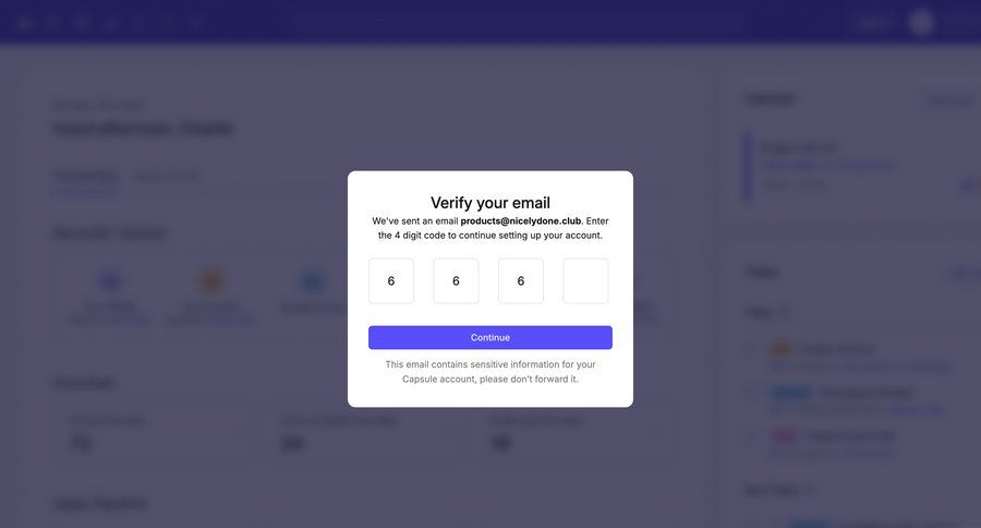 Capsule
			    ux ui design