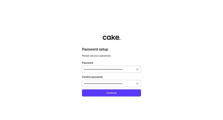 Cake screen example