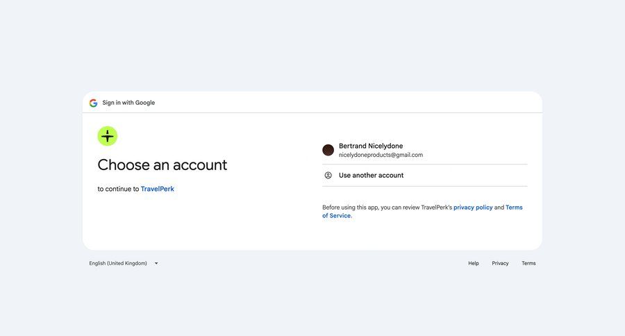 Travelperk screen example
