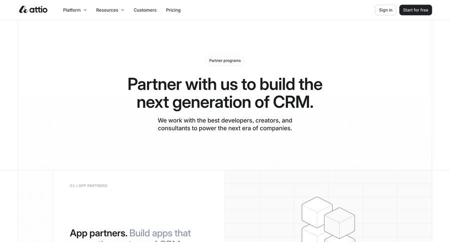 Attio
				feature ui page example