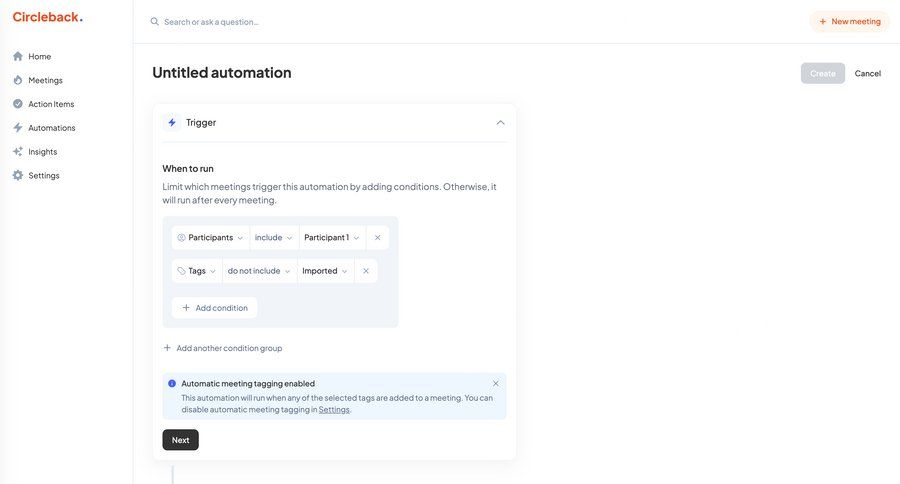 Circleback
			        ux ui design