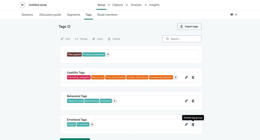 Optimal screen example