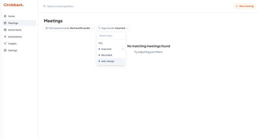 Circleback
			     ux ui design