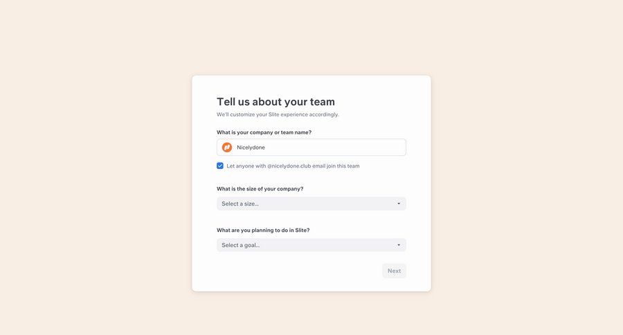 Slite
			  ux ui design