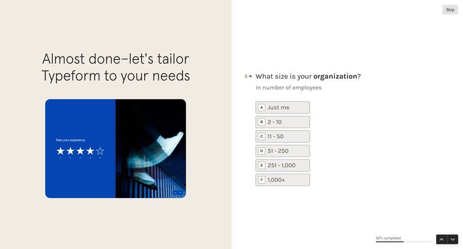 Typeform
			        ux ui design