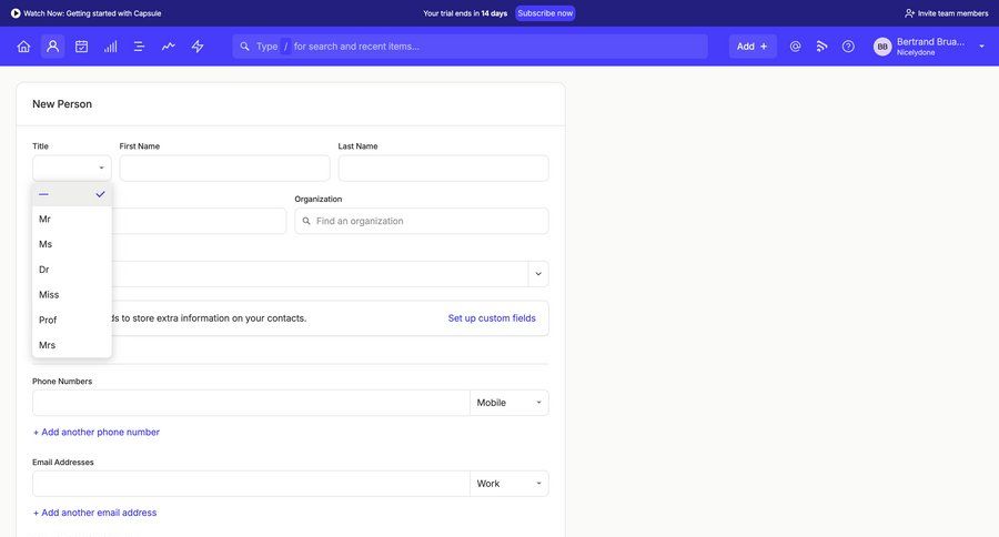 Capsule
			  ux ui design