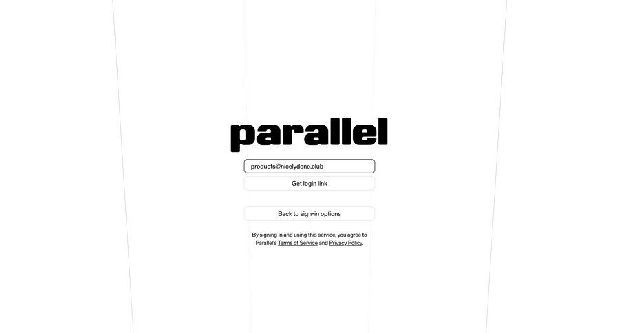 Parallel
				signin page example