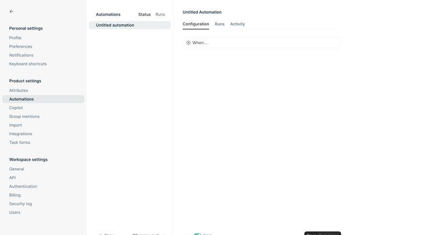 Height
			 configuration settings sidebar navigation grid automation workspace settings automation setup sidebar preferences menu keyboard shortcuts ui page example