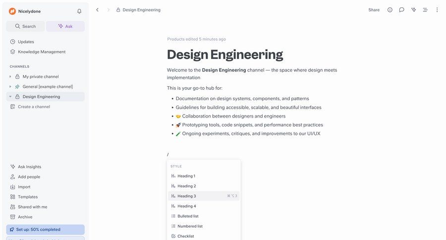 Slite
			    ux ui design