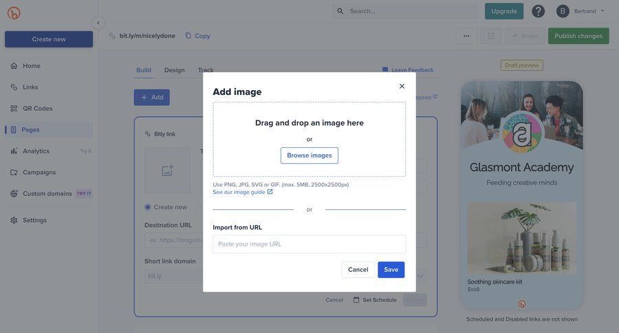 Bitly
			      ux ui design