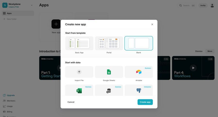 Glide
			     ux ui design