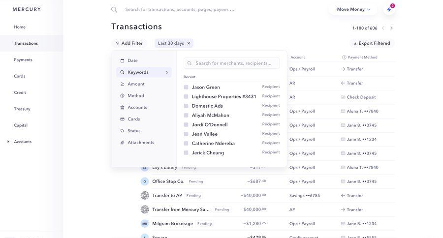 Mercury
			          ux ui design