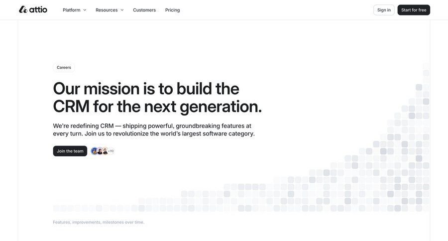 Attio
				list ui page example