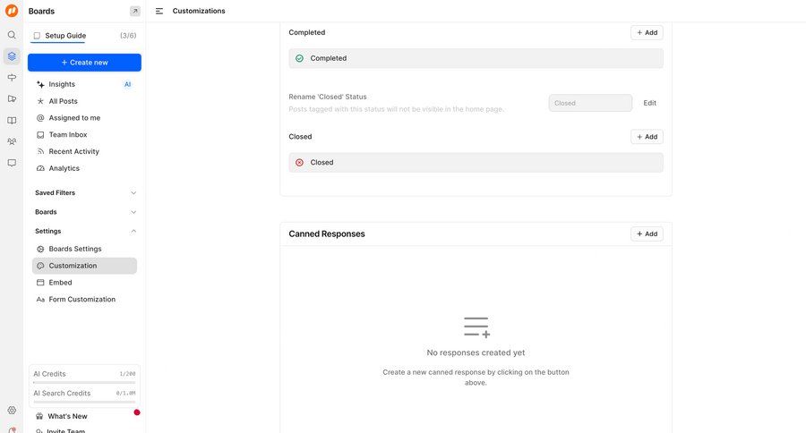 FeatureOS screen example