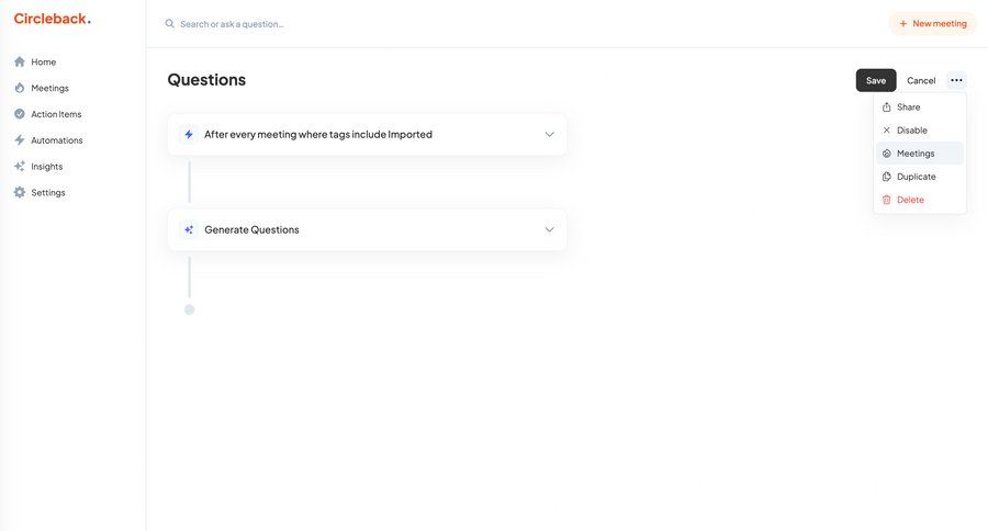 Circleback
			      ux ui design