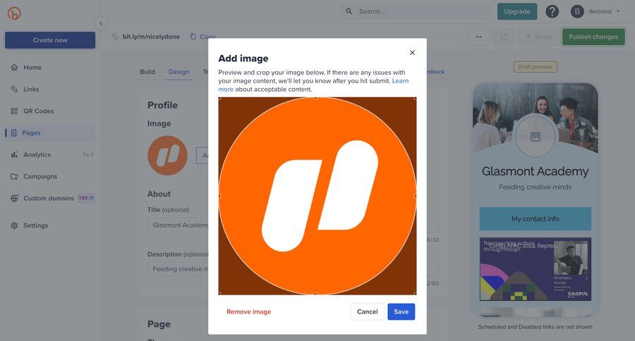 Bitly
			       ux ui design