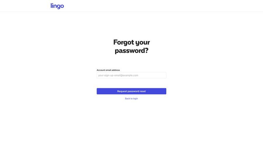 Lingo screen example