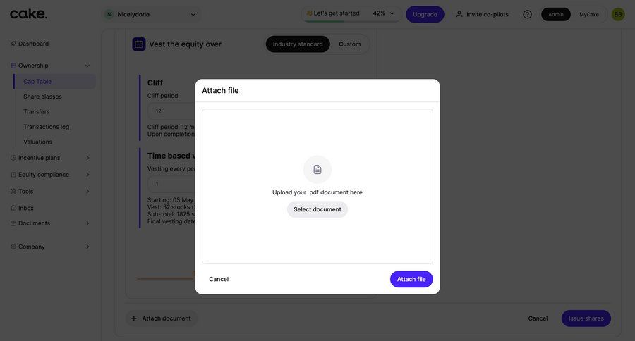 Cake
				form ui page example