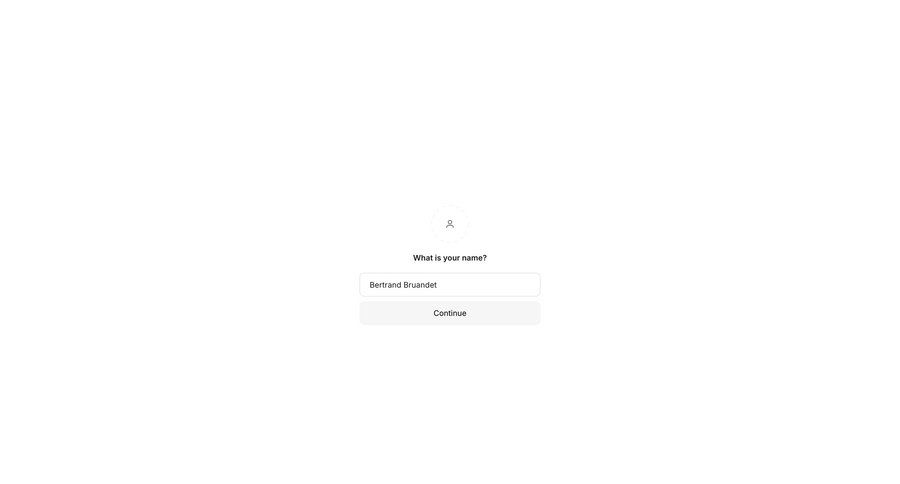 Workflow screen example
