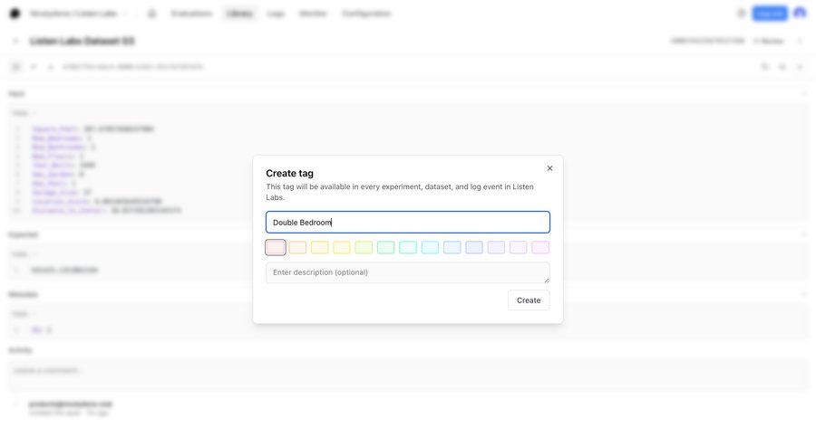 Braintrust
			 data management form tagging color selection create ui page example