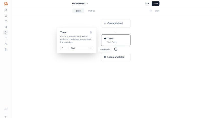 Loops screen example