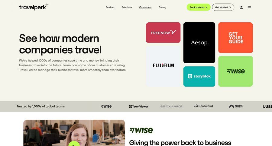 Travelperk
				list ui page example