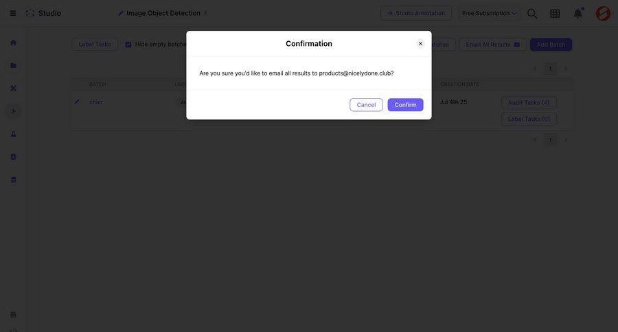 Scale
			 confirmation email ui page example