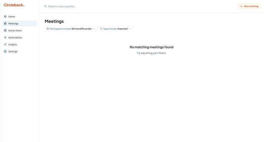Circleback
			   ux ui design