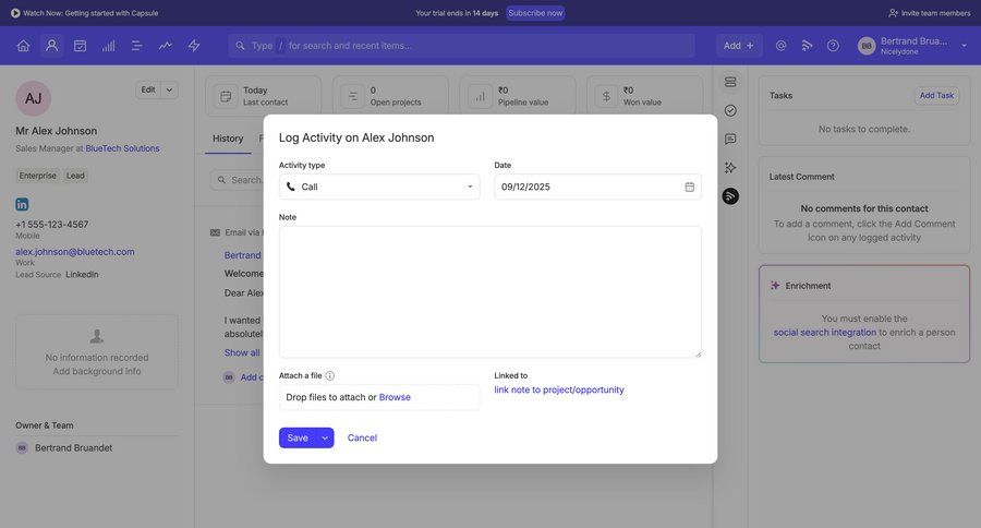 Capsule
			   ux ui design