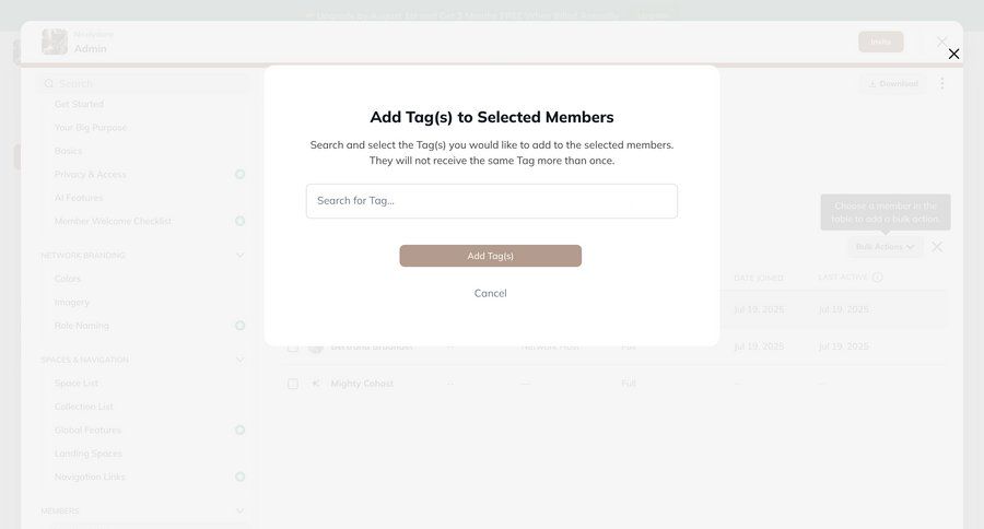 Mighty
			 settings user management account management form tag management sidebar ui page example