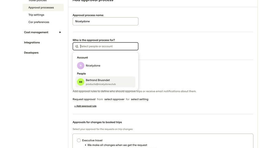 Travelperk screen example
